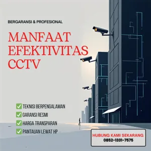 MANFAAT EFEKTIVITAS CCTV